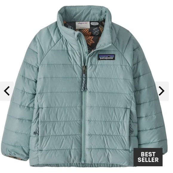 EUC Patagonia Baby Down Puffer Jacket Coat (Thermal Blue 6-12 months)